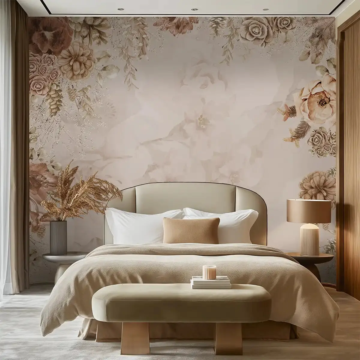 Historic home wallpaper restoration in Georgia