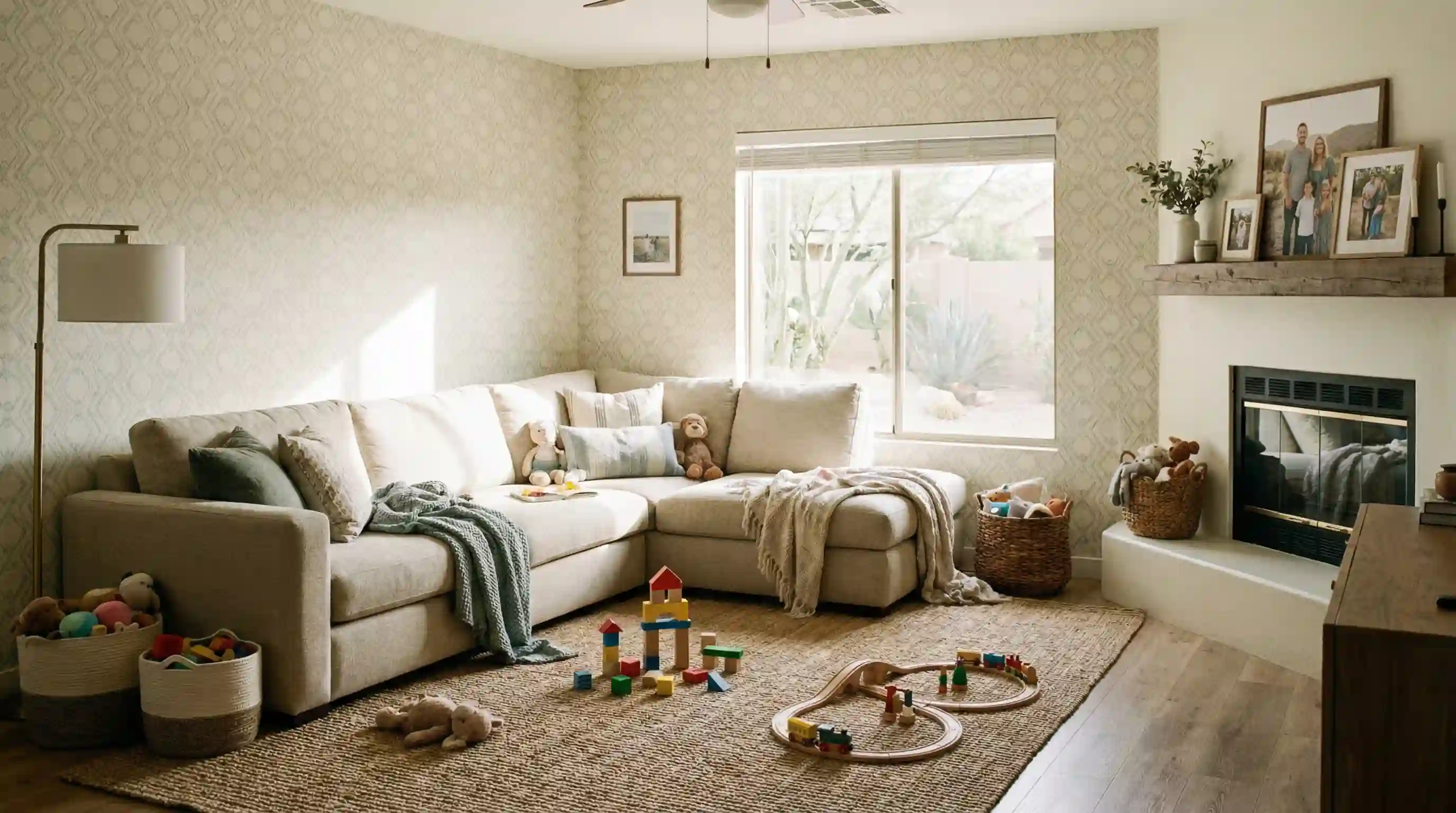 Historic home wallpaper restoration in Georgia